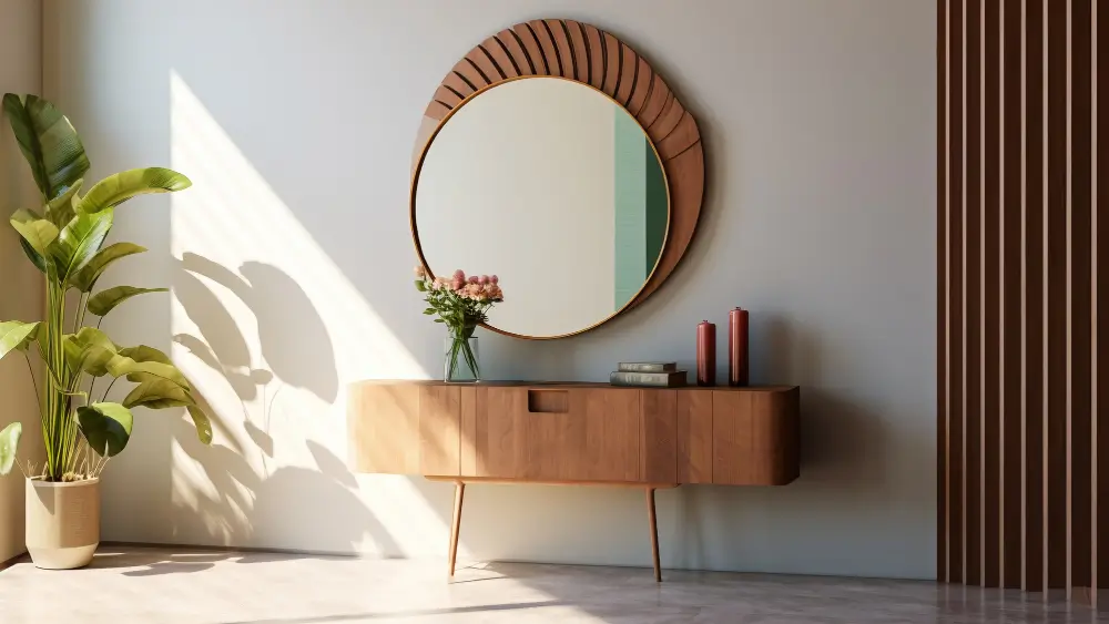 round wall mirror online