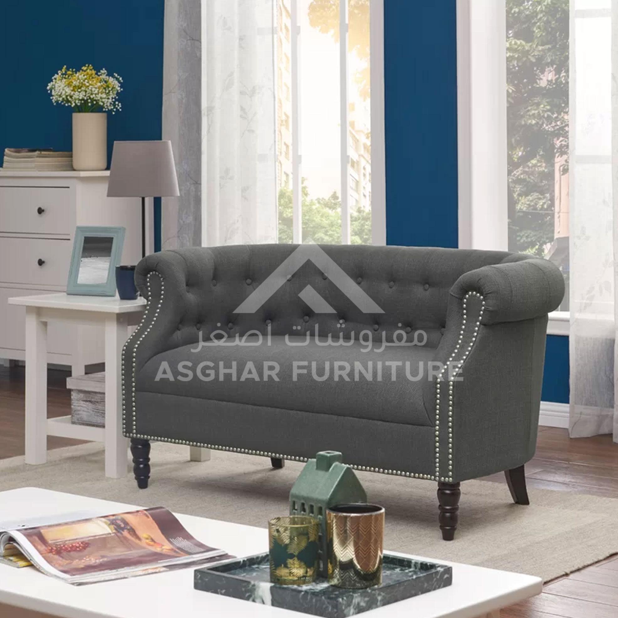 Rolled Arms Loveseat - Image 2
