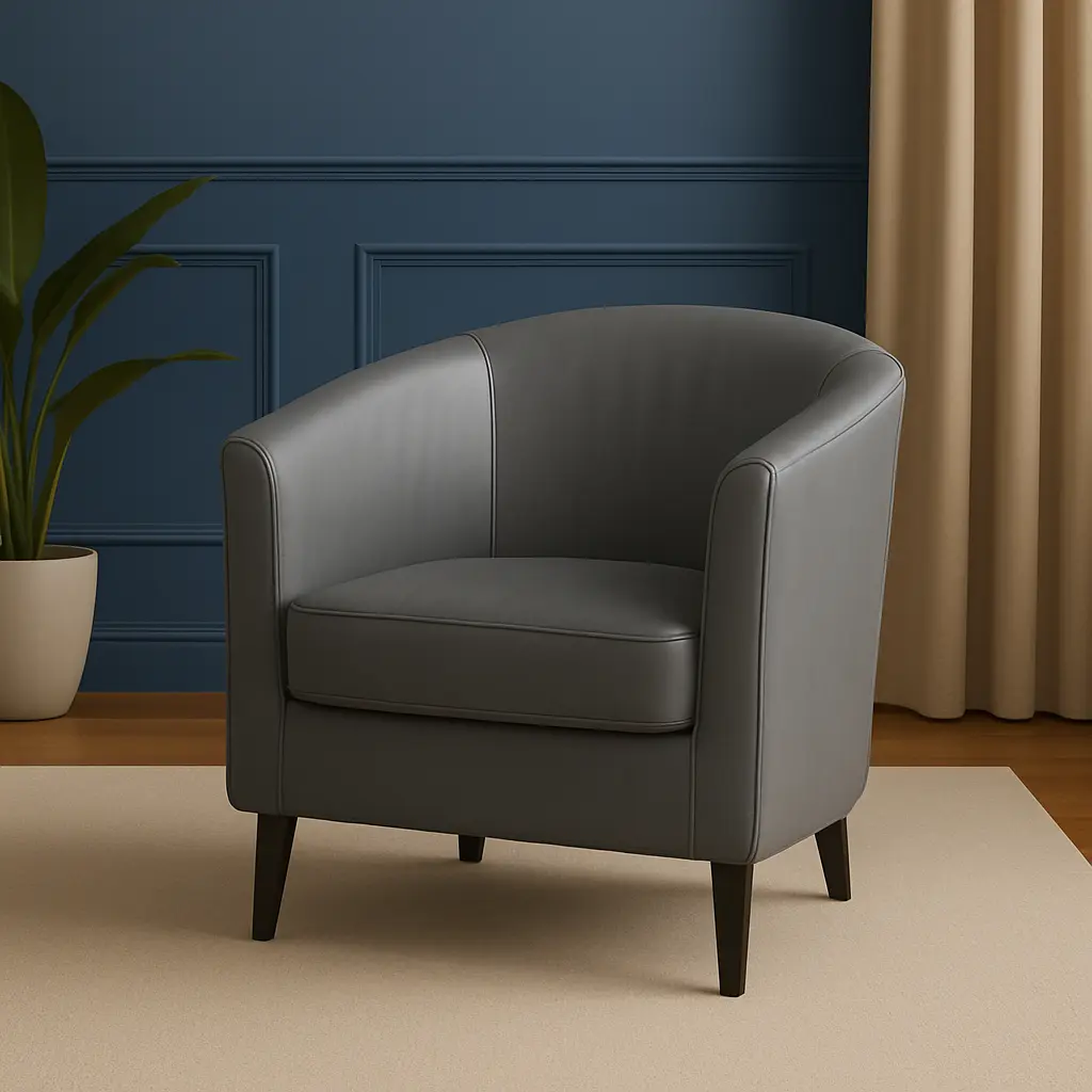 Ardor Minimalist Tub Chair - Image 2