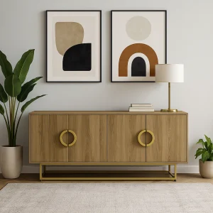 Aurora Gold Ring Sideboard