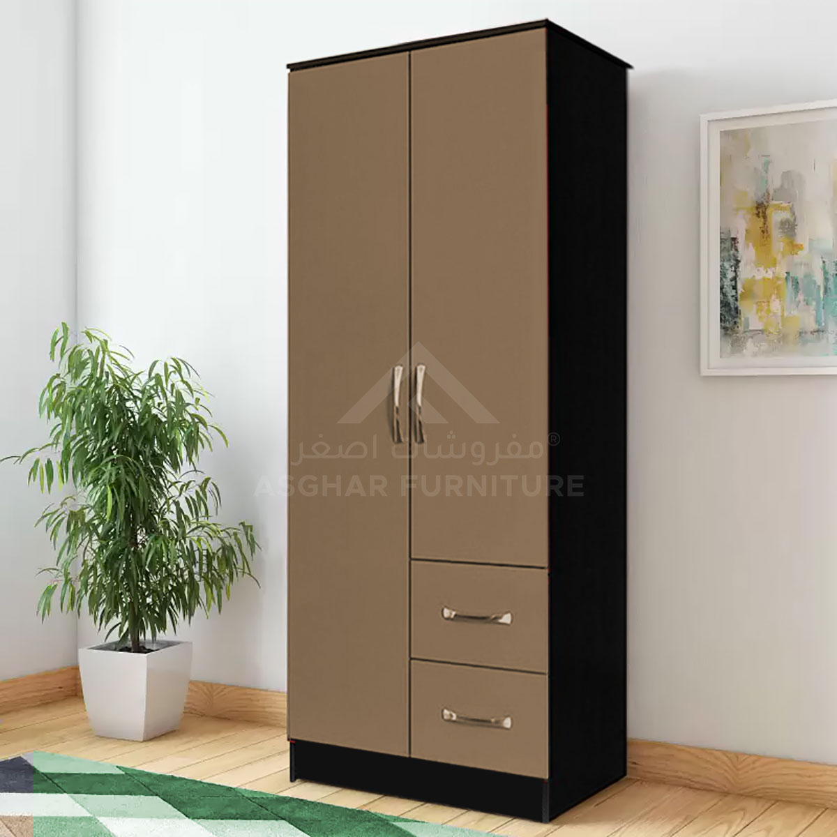 Caddo 2-Door Wardrobe - Image 3