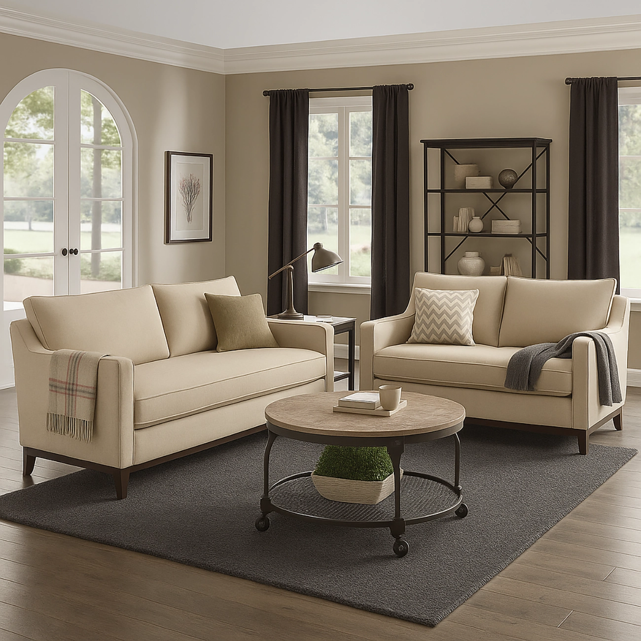 Caleb Five Seater Sofa Set - Image 3