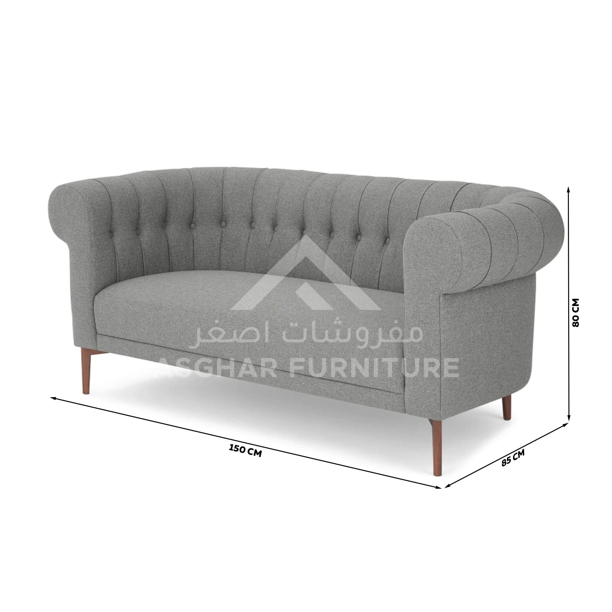 Classic Rolled Arm Loveseat - Image 5