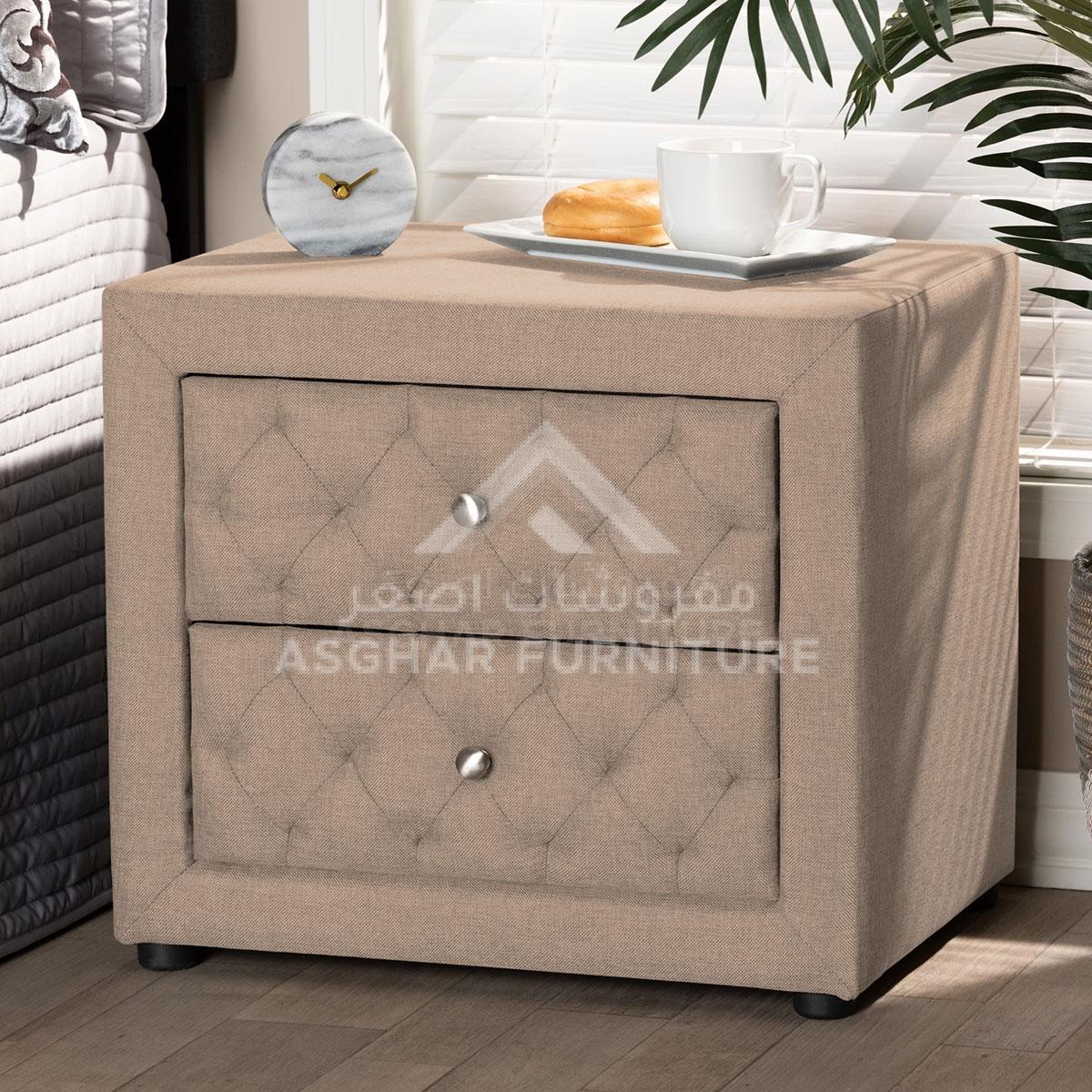 Diamond 2 Drawer Nightstand - Image 3