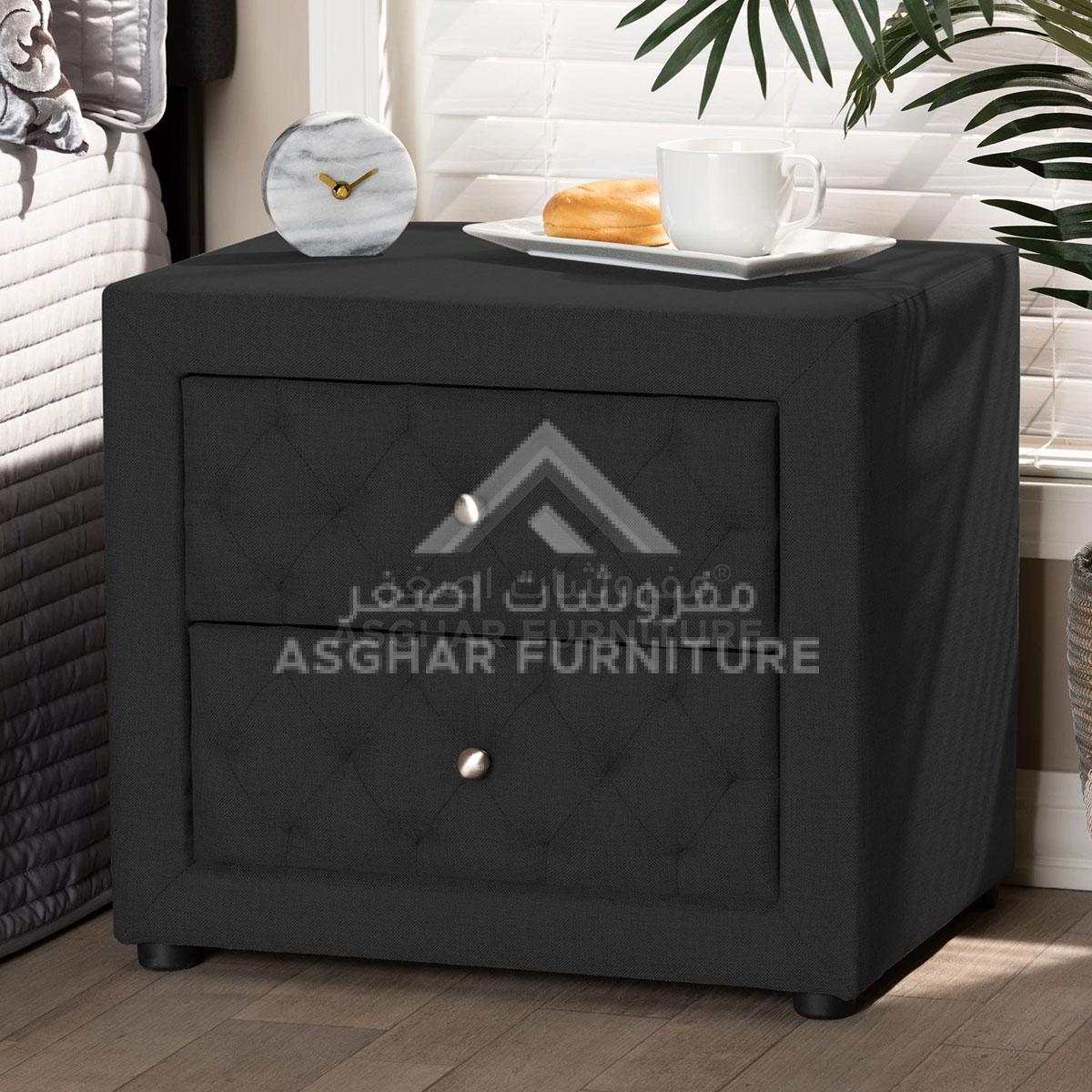 Diamond 2 Drawer Nightstand - Image 4