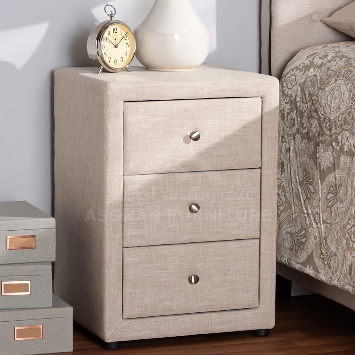 Nelson 3-Drawer Nightstand