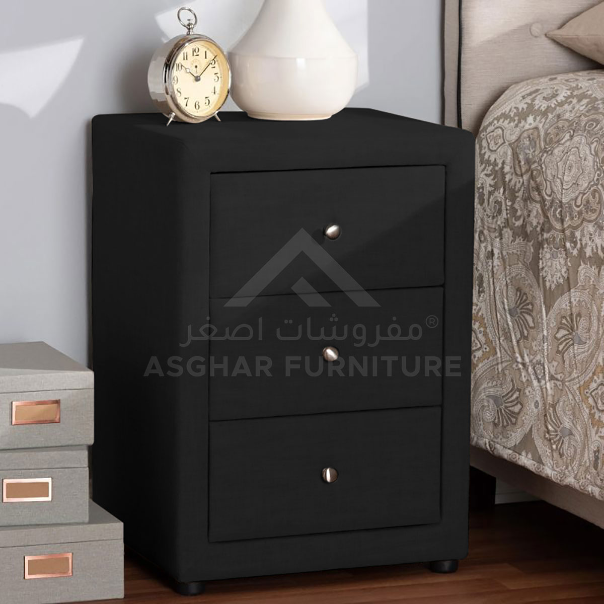 Nelson 3-Drawer Nightstand - Image 2