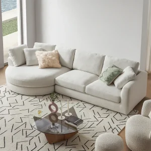 Preston Curved Chaise Sectional Sofa