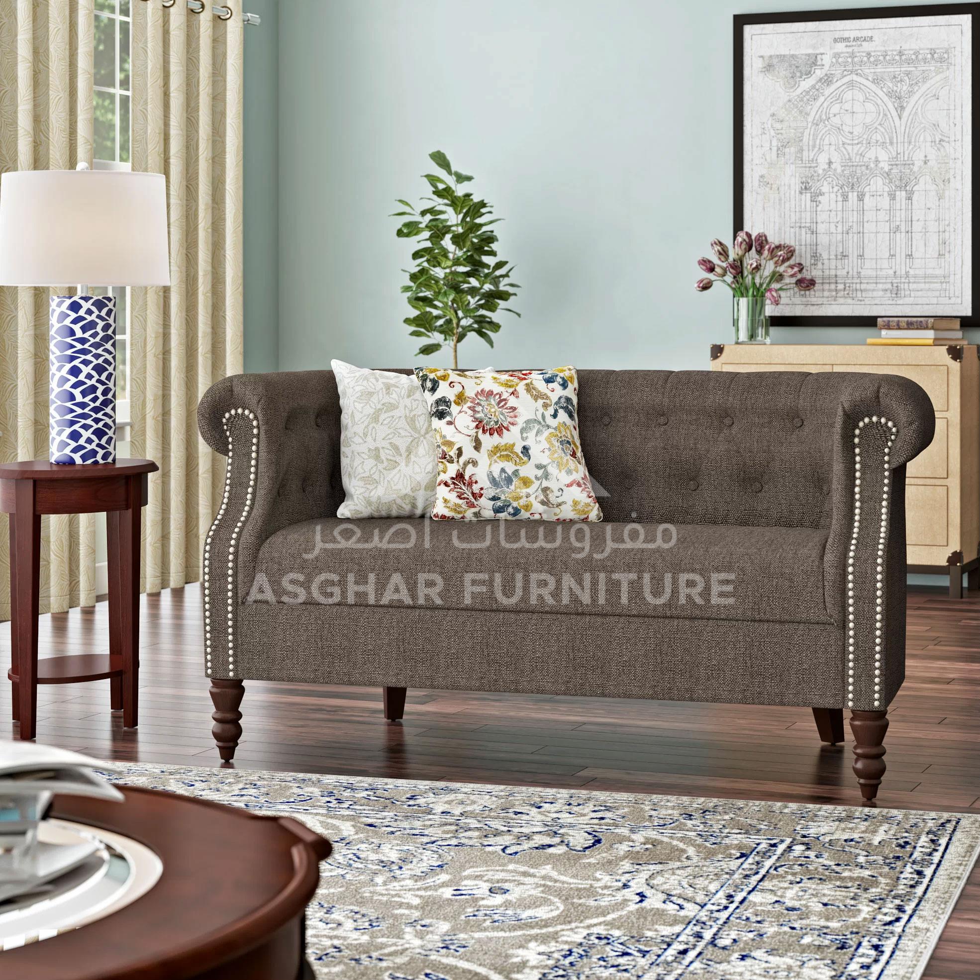 Rolled Arms Loveseat - Image 3