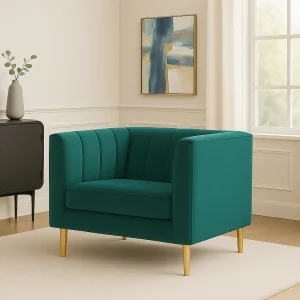 Dove Velvet Armchair