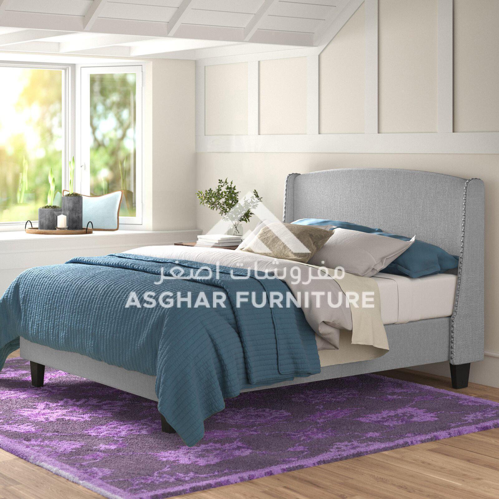 Laron Upholstered Bed with Free Mattress - Image 6