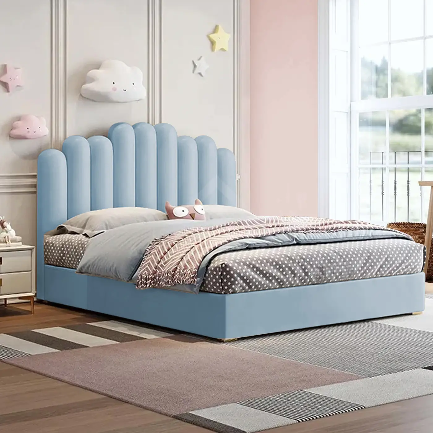 Nebulous Leather Bed